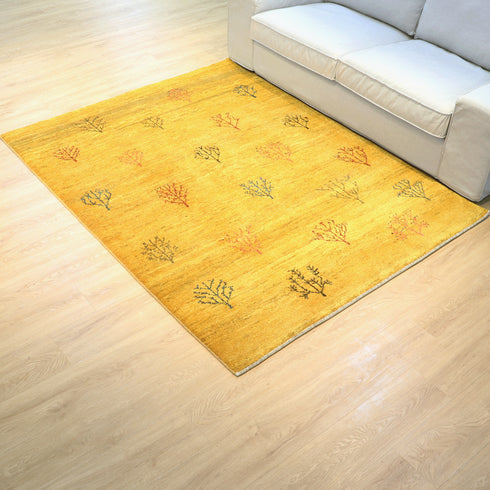 ギャッベ絨毯「カラフルでたくさんの生命の樹」10141667【196×151】