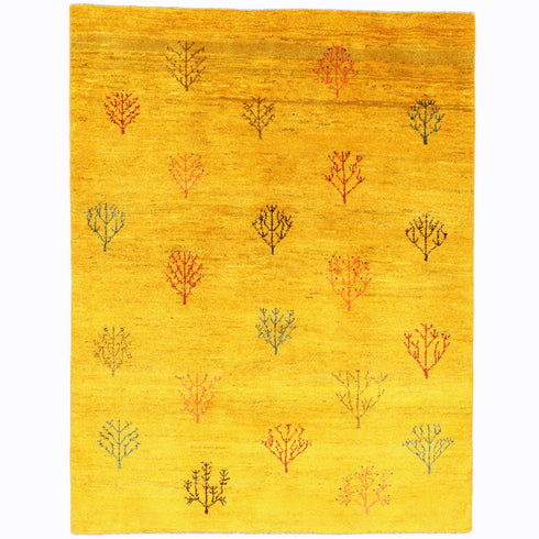 ギャッベ絨毯「カラフルでたくさんの生命の樹」10141667【196×151】