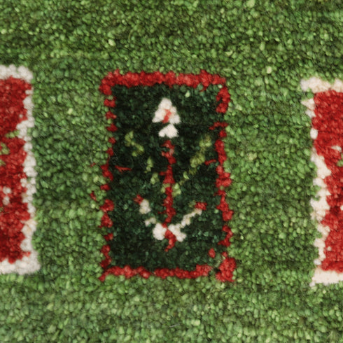 ギャッベ絨毯「原っぱ」10141716【152×100】