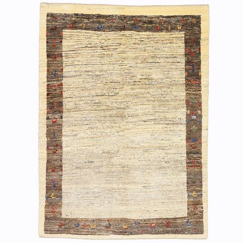 ギャッベ絨毯「にぎやかな枠」10142192【174×127】