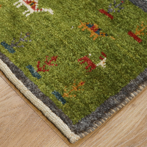 ギャッベ絨毯 10143715【27×33】