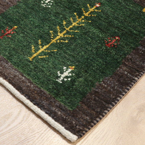 ギャッベ絨毯 10145695【37×35】