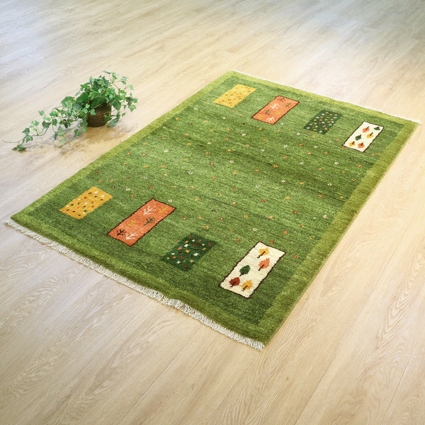 ギャッベ絨毯「小さな糸杉」10146491【151×102】