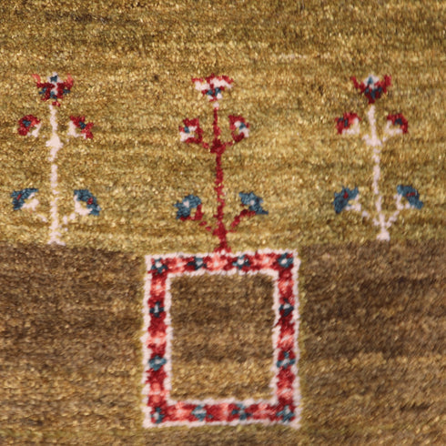 ギャッベ絨毯「かわいい四角形」10148371【228×176】