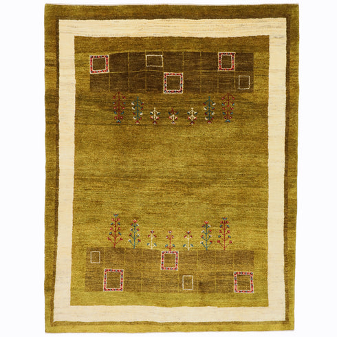 ギャッベ絨毯「かわいい四角形」10148371【228×176】