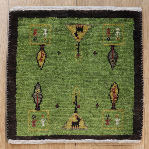 ギャッベ絨毯 10149448【34×35】