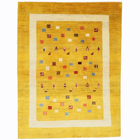 ギャッベ絨毯「小さな文様」10154157【194×148】