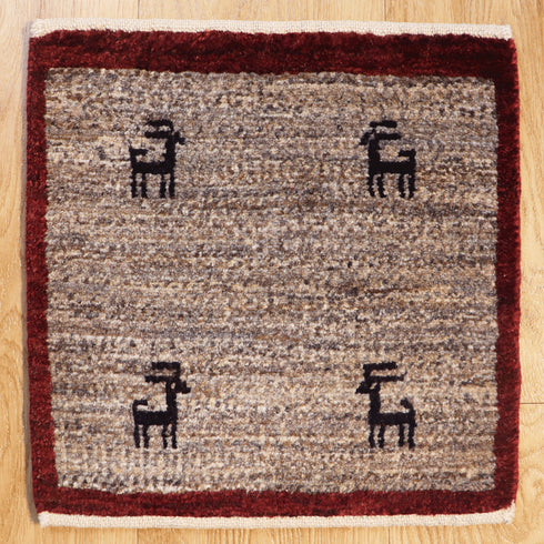 ギャッベ絨毯 10157666【35×35】