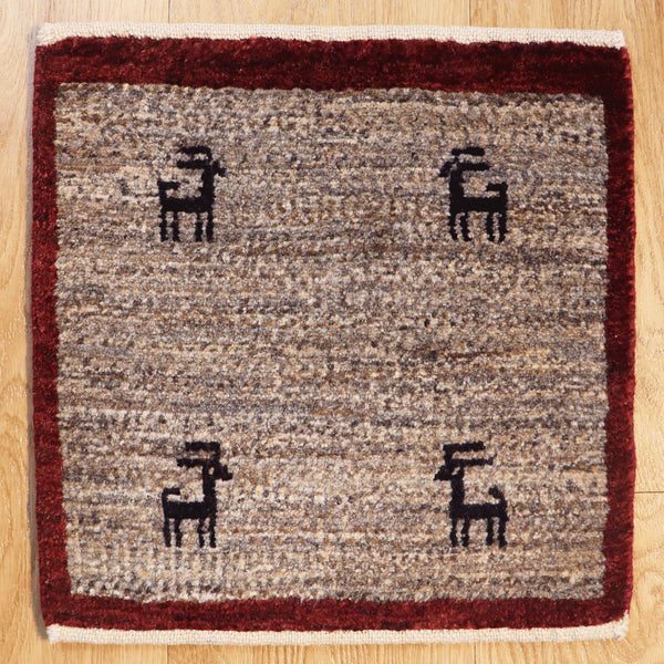 ギャッベ絨毯 10157666【35×35】