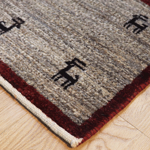 ギャッベ絨毯 10157666【35×35】