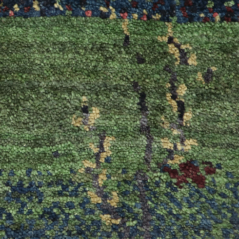 ギャッベ絨毯 10157875【34×37】