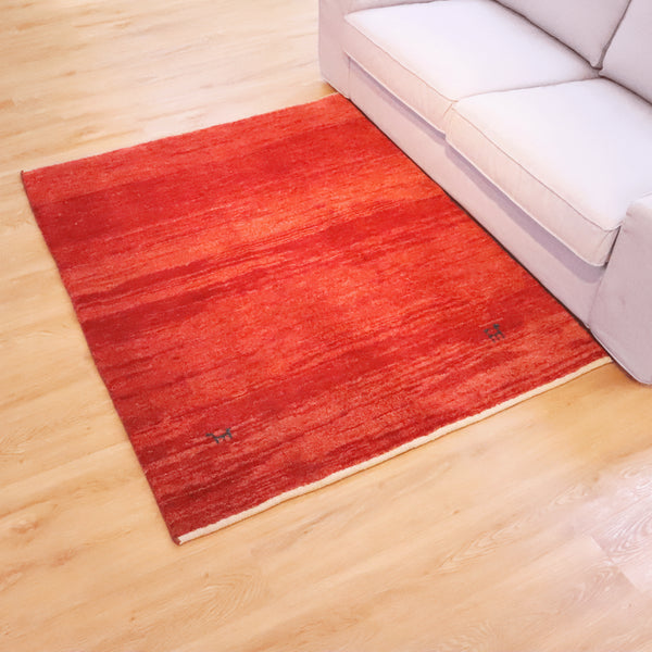 ギャッベ絨毯「個性的なヤギさん」8313951【158×126】