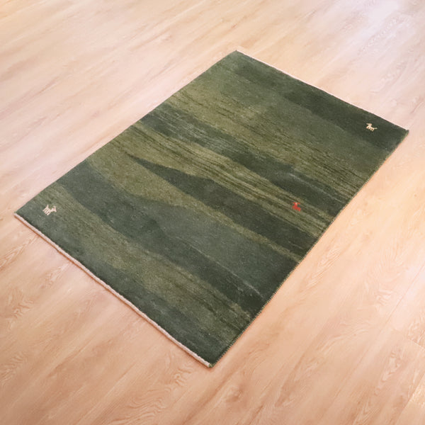 ギャッベ絨毯 「草食べ放題??」 8316505【144×99】