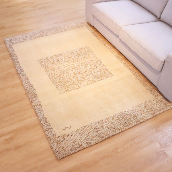 ギャッベ絨毯「命と幸運のかたち」8337099【196×123】