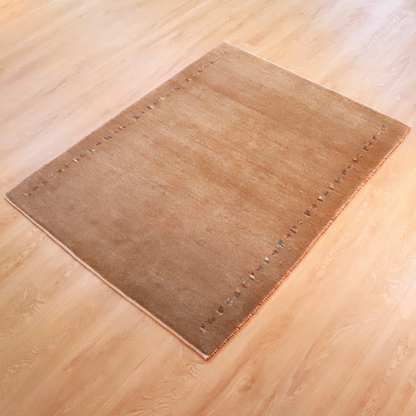 ギャッベ絨毯「両脇のラインがかわいい」8339205【145×111】