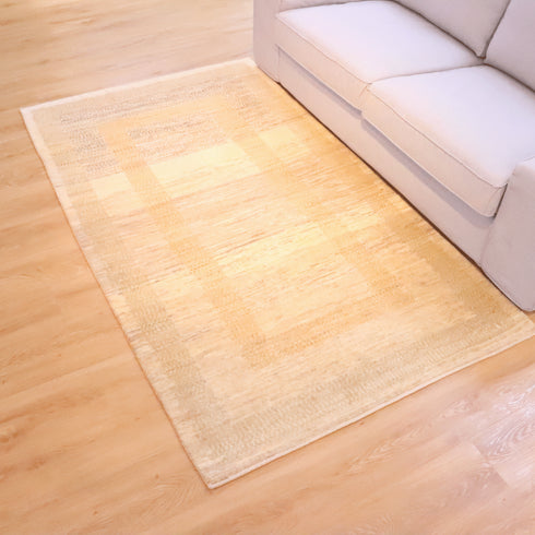 ギャッベ絨毯「ぬくもりの囲い」8429497【203×119】