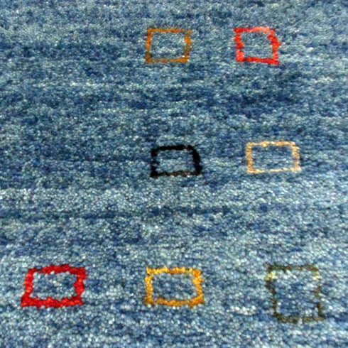 ギャッベ絨毯「静寂の井戸」 8444657【179×78】