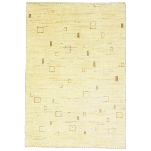 ギャッベ絨毯「散りばめられた四角形」861438【110×77】