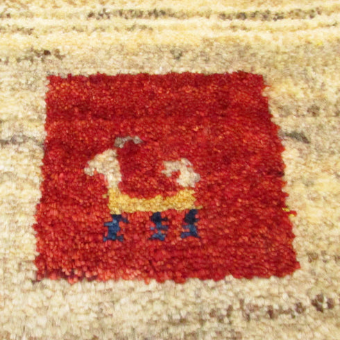 ギャッベ絨毯「サイコロの5?」9005842【143×92】