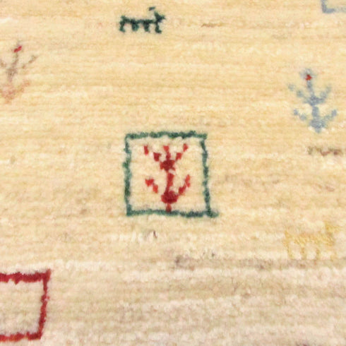 ギャッベ絨毯 「色んな顔色」 9030157【149×100】