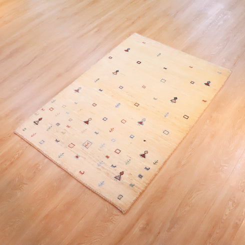 ギャッベ絨毯 「色んな顔色」 9030157【149×100】