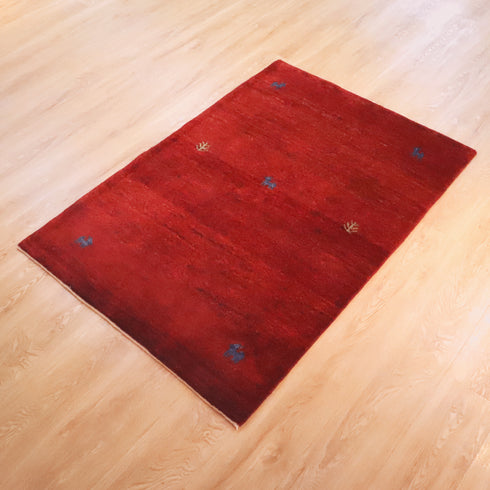 ギャッベ絨毯「青ヤギさん」9104986【146×100】