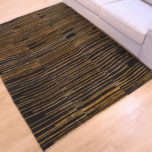 ギャッベ絨毯「トライバルアートの輝き」910763【199×149】