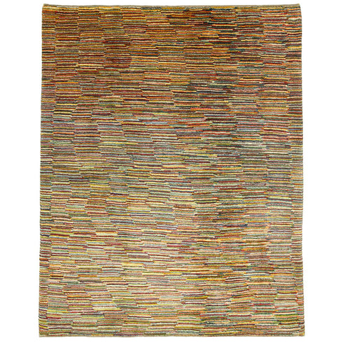 ギャッベ絨毯「大地のリズム」9131367【190×151】