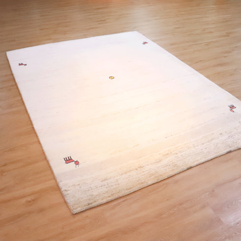 ギャッベ絨毯「遊牧民の愛と感謝」 9133159【304×214】