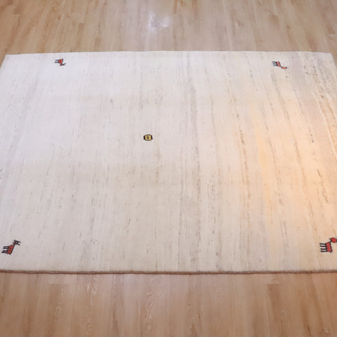 ギャッベ絨毯「遊牧民の愛と感謝」 9133159【304×214】