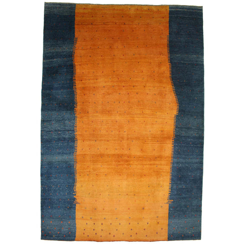 ギャッベ絨毯「水に浮かぶお花」913659【313×213】