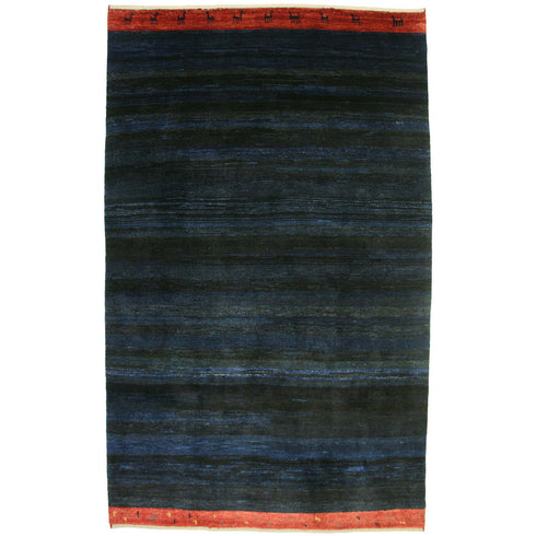 ギャッベ絨毯 「夜のほとり」 913667【294×181】