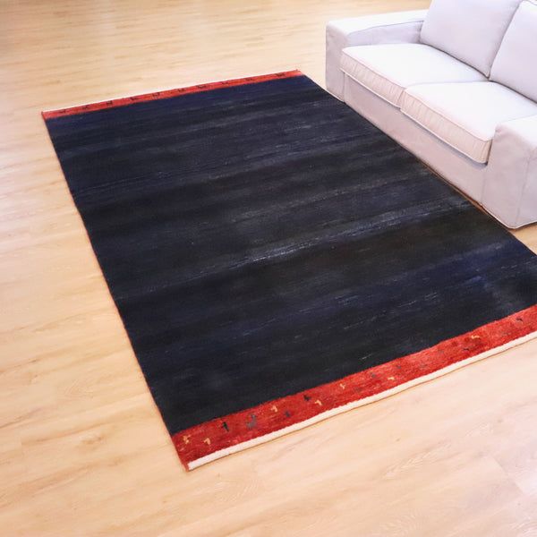 ギャッベ絨毯 「夜のほとり」 913667【294×181】