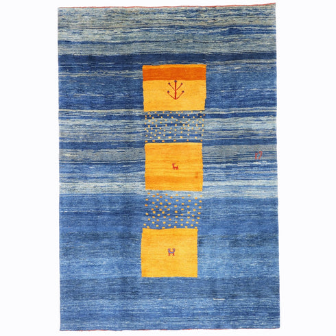 ギャッベ絨毯「水と命の守り」 913672【288×195】