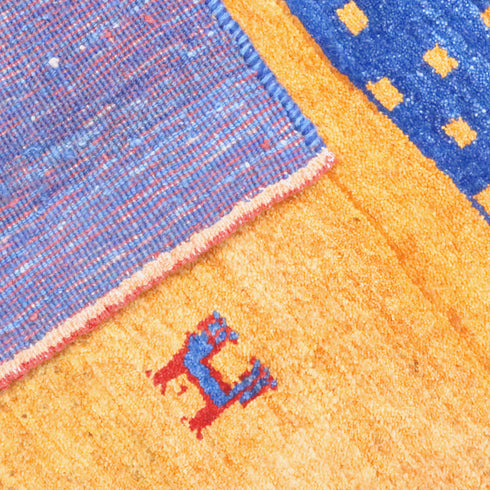 ギャッベ絨毯「水と命の守り」 913672【288×195】