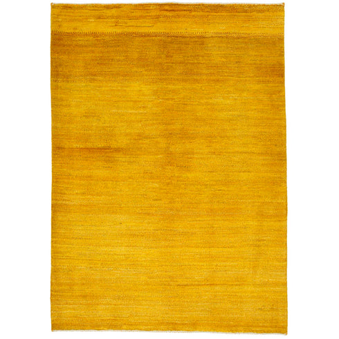 ギャッベ絨毯「黄色です」9142135【173×123】