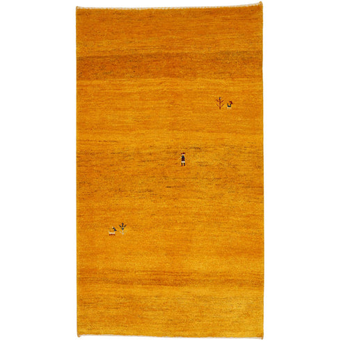 ギャッベ絨毯「秋の原っぱ」9142850【150×85】