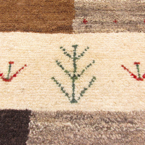 ギャッベ絨毯「パズルゲーム」9143943【177×118】