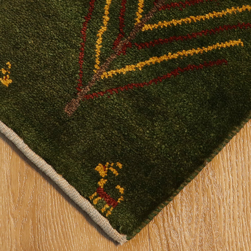 ギャッベ絨毯 9146542【33×33】