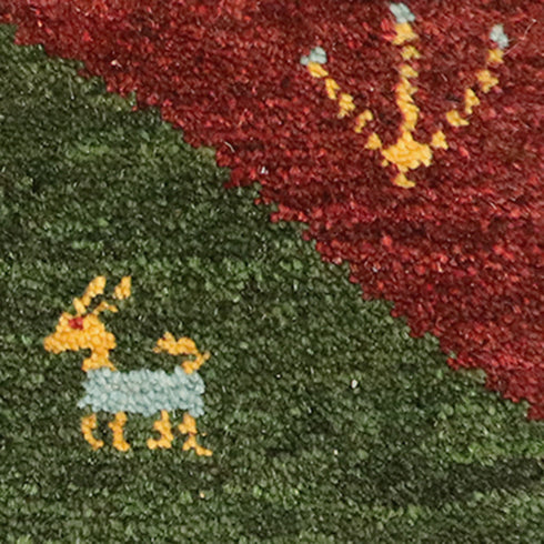 ギャッベ絨毯 9147906【32×31】