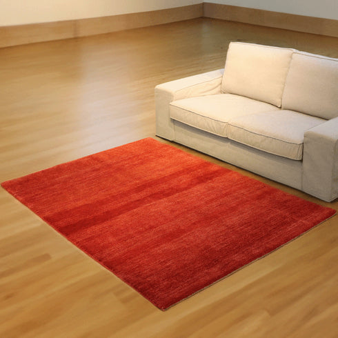 ギャッベ絨毯「赤の濃淡」915047【210×148】