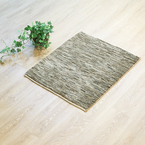 ギャッベ絨毯「羊の色、そのままに」915176【73×62】