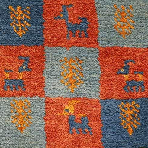 ギャッベ絨毯 9205140【34×37】