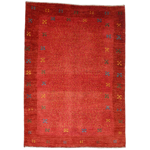 ギャッベ絨毯 「お花畑」 9208442【149×107】