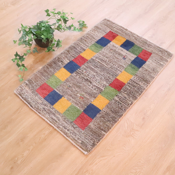 ギャッベ絨毯 「見つけた!」 9208814【95×64】