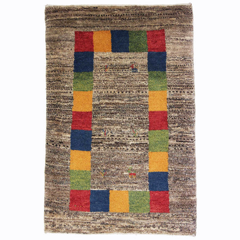 ギャッベ絨毯 「見つけた!」 9208814【95×64】