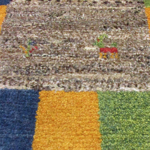 ギャッベ絨毯 「見つけた!」 9208814【95×64】