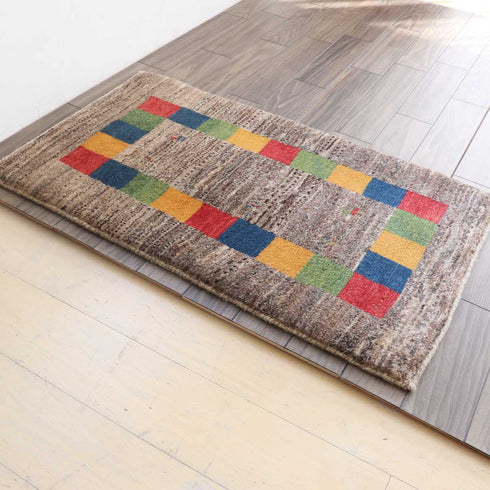 ギャッベ絨毯 「見つけた!」 9208814【95×64】