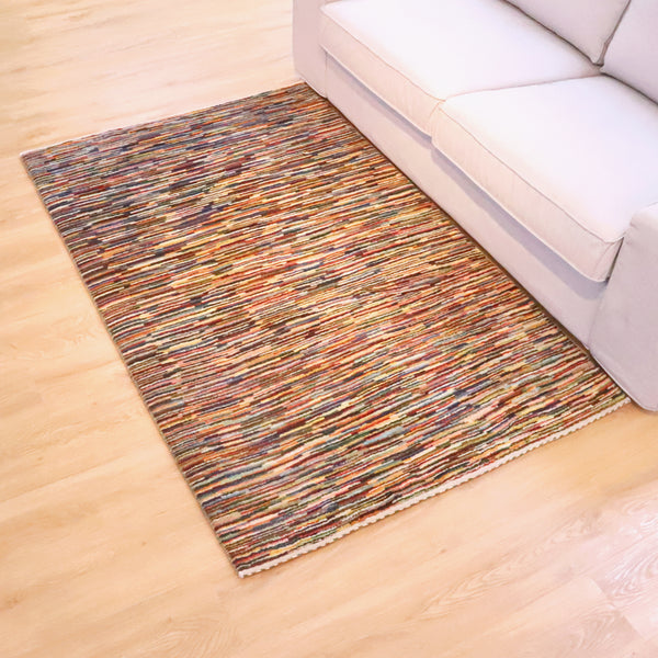 ギャッベ絨毯「色彩の詩」9209695【172×107】