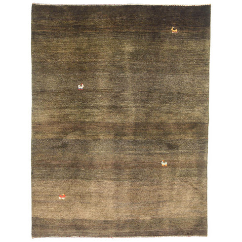 ギャッベ絨毯「牧歌の丘」9210243【195×149】